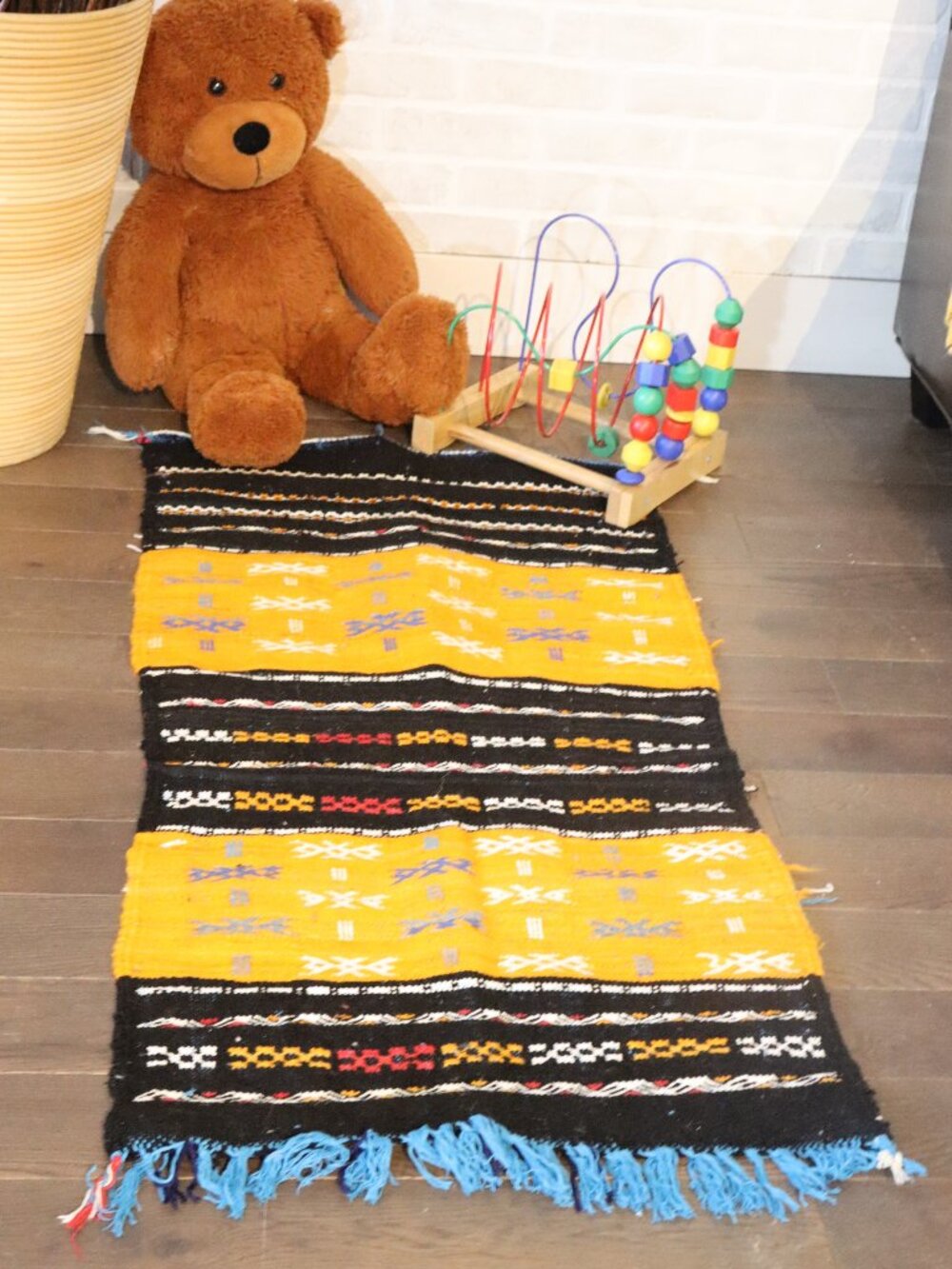 NEW Handmade small Moroccan Rug, Tribal rug, Kids room Handwoven rug 24 by 48 in